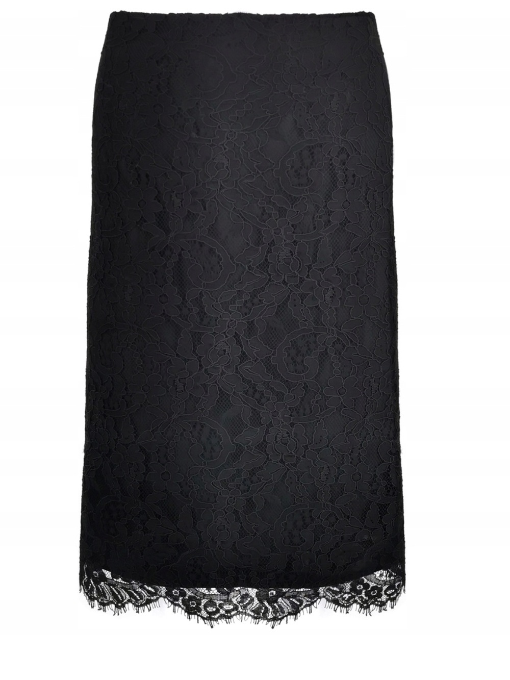 Ralph Lauren Black Lace Pencil Skirt
